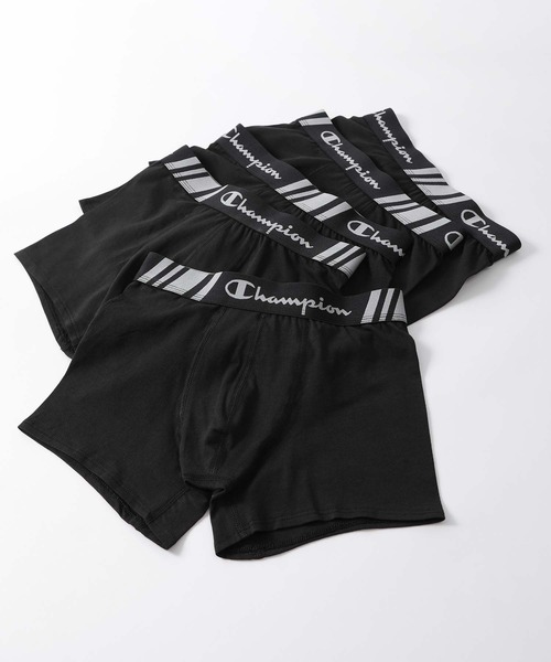 5枚セット】Champion Cotton Stretch Trunk 抗菌防臭 前閉じ ボクサー