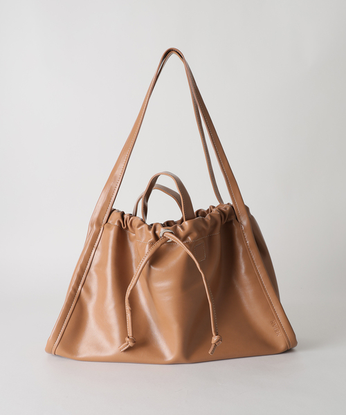 EDIT. FOR LULU（エディットフォールル）の「【HVISK/ヴィスク】brown big bag（クラッチバッグ・レディース・ブラウン・FREE）」の5枚目の写真