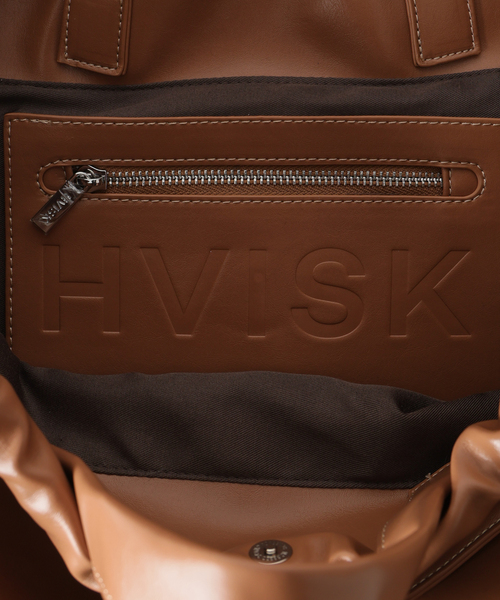 EDIT. FOR LULU（エディットフォールル）の「【HVISK/ヴィスク】brown big bag（クラッチバッグ・レディース・ブラウン・FREE）」の14枚目の写真