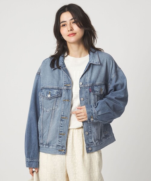 希少 90s Levis 2トーン レザー 3rdモデル ジャケット バイカラー セール】＜Levi's®＞90S トラッカージャケット（デニムジャケット