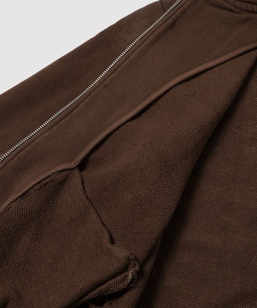 entire studios(エンタイアスタジオ)の「SLIM ZIP UP(パーカー・メンズ・ブラック系その他/ブラウン/グレー/ブラック・XL/L/M)」の12枚目の写真