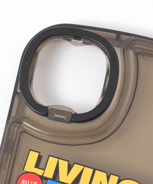 niko and...（ニコアンド）の「【BILLY(ビリー)】スタンド付きクリアiPhoneケース（iPhone14/15）（スマホケース/カバー・レディース・ブラック/その他1・0）」の4枚目の写真