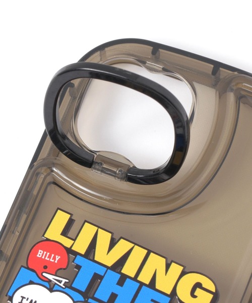 niko and...（ニコアンド）の「【BILLY(ビリー)】スタンド付きクリアiPhoneケース（iPhone14/15）（スマホケース/カバー・レディース・ブラック/その他1・0）」の5枚目の写真