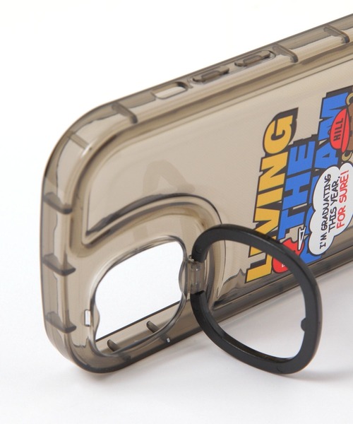 niko and...（ニコアンド）の「【BILLY(ビリー)】スタンド付きクリアiPhoneケース（iPhone14/15）（スマホケース/カバー・レディース・ブラック/その他1・0）」の6枚目の写真