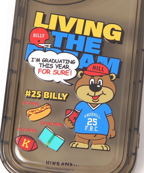 niko and...（ニコアンド）の「【BILLY(ビリー)】スタンド付きクリアiPhoneケース（iPhone14/15）（スマホケース/カバー・レディース・ブラック/その他1・0）」の11枚目の写真