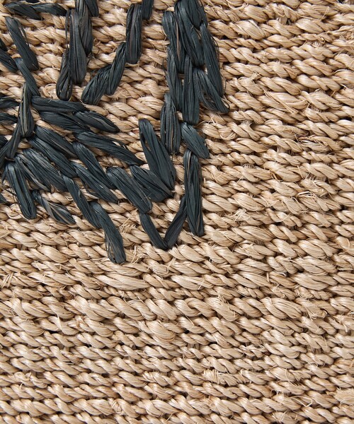 The Bagmati（ザバグマティ）の「【BAGMATI】ANIMAL BAG アニマル刺繍 かご トート バッグ（トートバッグ・レディース・ベージュ/ブラック・フリー）」の9枚目の写真