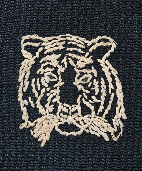 The Bagmati（ザバグマティ）の「【BAGMATI】ANIMAL BAG アニマル刺繍 かご トート バッグ（トートバッグ・レディース・ベージュ/ブラック・フリー）」の10枚目の写真