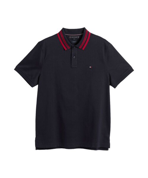 TOMMY HILFIGER（トミーヒルフィガー）の「ショートスリーブポロシャツ（ポロシャツ・メンズ・レッド/マルチ/ホワイト・MEDIUM/SMALL/LARGE/X-LARGE）」の7枚目の写真