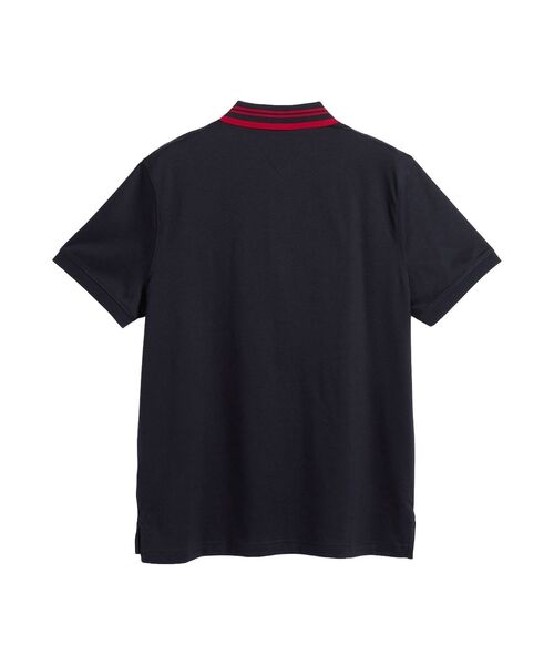 TOMMY HILFIGER（トミーヒルフィガー）の「ショートスリーブポロシャツ（ポロシャツ・メンズ・レッド/マルチ/ホワイト・MEDIUM/SMALL/LARGE/X-LARGE）」の8枚目の写真