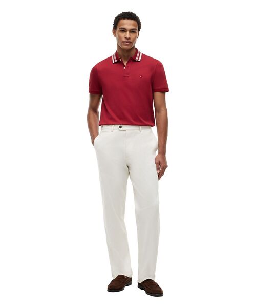 TOMMY HILFIGER（トミーヒルフィガー）の「ショートスリーブポロシャツ（ポロシャツ・メンズ・レッド/マルチ/ホワイト・MEDIUM/SMALL/LARGE/X-LARGE）」の9枚目の写真