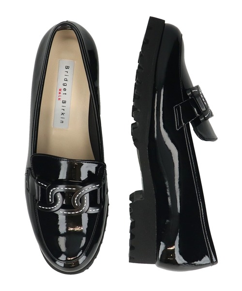 Bridget Birkin（ブリジットバーキン）の「【Bridget Birkin Walk】ラウンドコンフォートローファー(565402)（ローファー・レディース・ベージュ系その他/ブラック系その他・23/23.5/24/24.5/22.5）」の4枚目の写真