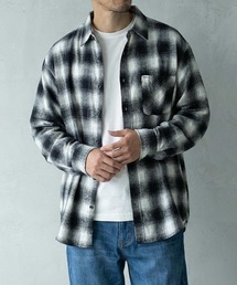 TopIsm（トップイズム）の「ネル起毛長袖チェックシャツ（シャツ/ブラウス）」