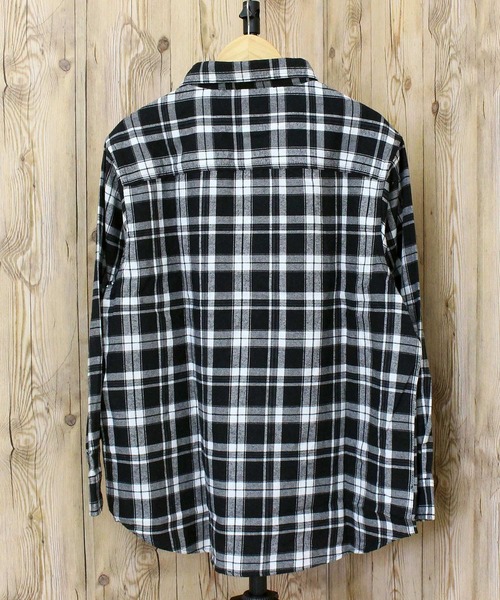 TopIsm(トップイズム)の「ネル起毛長袖チェックシャツ(シャツ/ブラウス・メンズ・ブラック系その他/ホワイト/レッド/グリーン/マスタード/ネイビー/ブラック・M/L/LL)」の22枚目の写真
