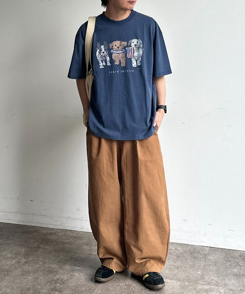CPCM(シーピーシーエム)の「※品番変更 古着ライクアニマルT(Tシャツ/カットソー・レディース・ブラック/ホワイト系その他/ホワイト/ネイビー・MEDIUM/LARGE)」の21枚目の写真