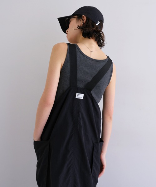 ANME（アンメ）の「接触冷感/UVカット(UPF50＋)/撥水加工ナイロンワンピース（ワンピース・レディース・グレー/ブラウン/ネイビー/ライトカーキ/ブラック/チャコールグレー・M/L）」の8枚目の写真