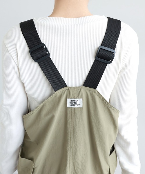 ANME（アンメ）の「接触冷感/UVカット(UPF50＋)/撥水加工ナイロンワンピース（ワンピース・レディース・グレー/ブラウン/ネイビー/ライトカーキ/ブラック/チャコールグレー・M/L）」の9枚目の写真