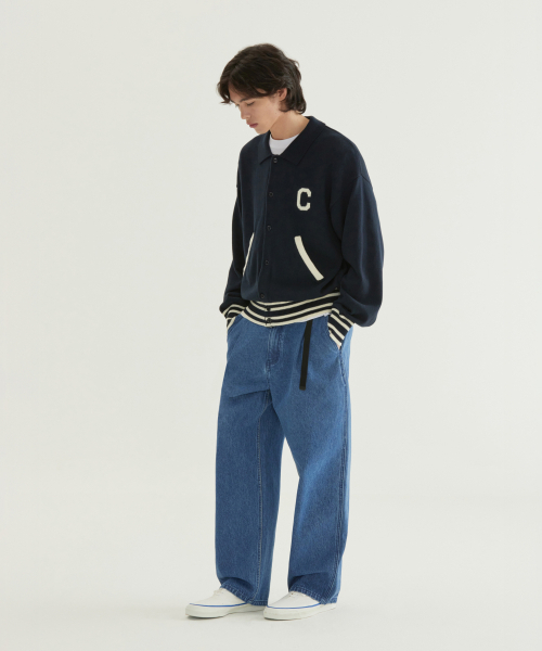 COVERNAT(カバーナット)の「Cロゴニットバスティジャケットネイビー(ブルゾン・メンズ・その他・SMALL/MEDIUM/LARGE/X-LARGE)」の7枚目の写真