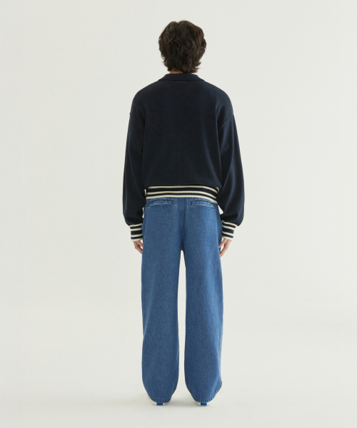 COVERNAT(カバーナット)の「Cロゴニットバスティジャケットネイビー(ブルゾン・メンズ・その他・SMALL/MEDIUM/LARGE/X-LARGE)」の8枚目の写真