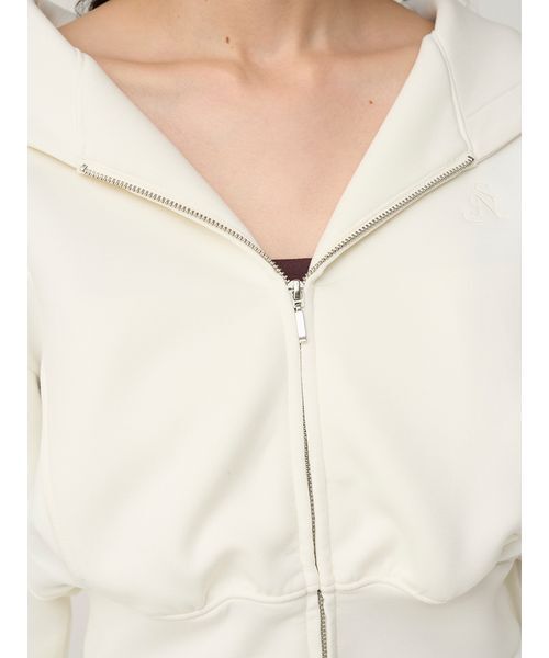 SNIDEL（スナイデル）の「フーディーダイバーセットアップ（ワンピース・レディース・グレー/ホワイト/ラベンダー・1/0）」の16枚目の写真