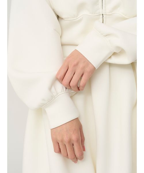 SNIDEL（スナイデル）の「フーディーダイバーセットアップ（ワンピース・レディース・グレー/ホワイト/ラベンダー・1/0）」の20枚目の写真