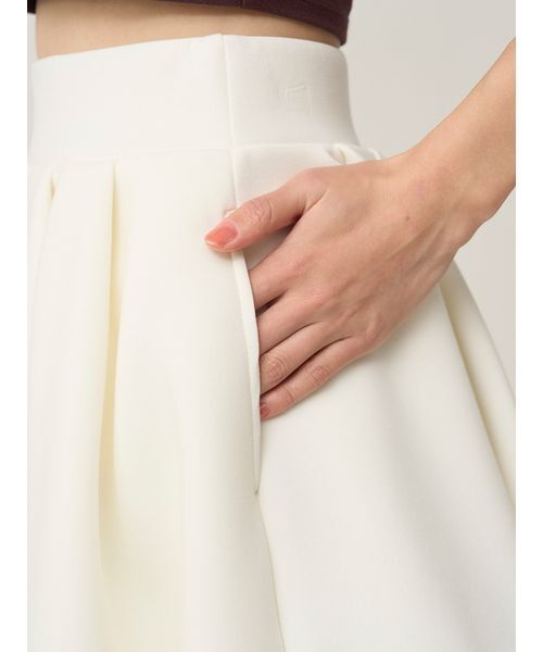 SNIDEL（スナイデル）の「フーディーダイバーセットアップ（ワンピース・レディース・グレー/ホワイト/ラベンダー・1/0）」の4枚目の写真