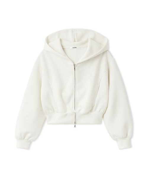 SNIDEL（スナイデル）の「フーディーダイバーセットアップ（ワンピース・レディース・グレー/ホワイト/ラベンダー・1/0）」の8枚目の写真