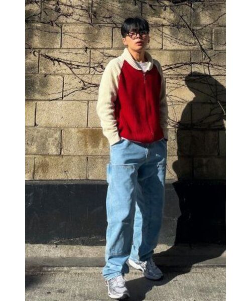 BLOND9（ブロンドナイン）の「ショールカラー レグラン ニットジップアップ_ディープレッド（ニット/セーター・レディース・その他・LARGE/X-LARGE）」の21枚目の写真