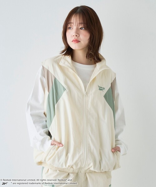 coen（コーエン）の「Reebok（リーボック）別注トラックベスト（その他アウター・メンズ・オフホワイト/ダークグレー/ベージュ・M/L/XL）」の20枚目の写真