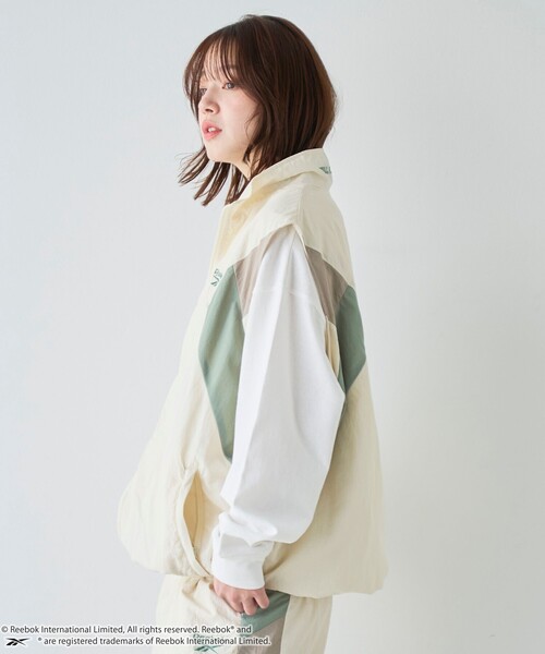 coen（コーエン）の「Reebok（リーボック）別注トラックベスト（その他アウター・メンズ・オフホワイト/ダークグレー/ベージュ・M/L/XL）」の21枚目の写真