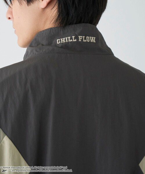 coen（コーエン）の「Reebok（リーボック）別注トラックベスト（その他アウター・メンズ・オフホワイト/ダークグレー/ベージュ・M/L/XL）」の5枚目の写真