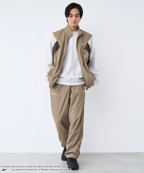 coen（コーエン）の「Reebok（リーボック）別注トラックベスト（その他アウター・メンズ・オフホワイト/ダークグレー/ベージュ・M/L/XL）」の6枚目の写真