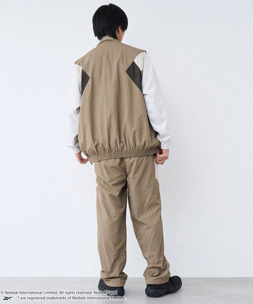 coen（コーエン）の「Reebok（リーボック）別注トラックベスト（その他アウター・メンズ・オフホワイト/ダークグレー/ベージュ・M/L/XL）」の8枚目の写真