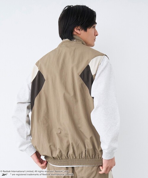 coen（コーエン）の「Reebok（リーボック）別注トラックベスト（その他アウター・メンズ・オフホワイト/ダークグレー/ベージュ・M/L/XL）」の11枚目の写真