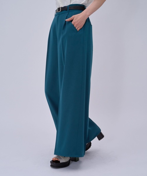 HARE（ハレ）の「2WAYトロミワイドパンツ(HARE)（その他パンツ・レディース・ブラック/グリーン/チェック・FREE）」の16枚目の写真