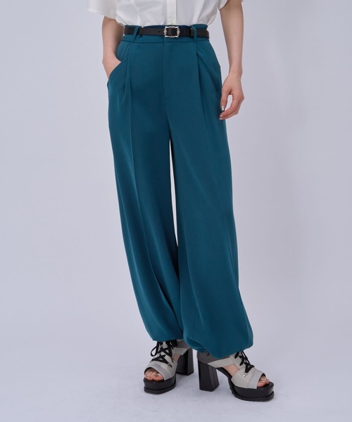 HARE（ハレ）の「2WAYトロミワイドパンツ(HARE)（その他パンツ・レディース・ブラック/グリーン/チェック・FREE）」の17枚目の写真