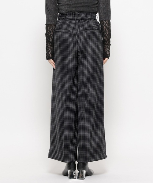 HARE（ハレ）の「2WAYトロミワイドパンツ(HARE)（その他パンツ・レディース・ブラック/グリーン/チェック・FREE）」の20枚目の写真