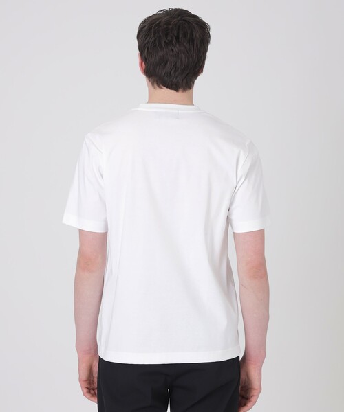 BLACK LABEL CRESTBRIDGE(ブラックレーベル・クレストブリッジ)の「【10th ANNIVERSARY】ブリティッシュエンブロイダリーTシャツ(Tシャツ/カットソー・メンズ・ブラック/オフホワイト・XL/L/M)」の5枚目の写真