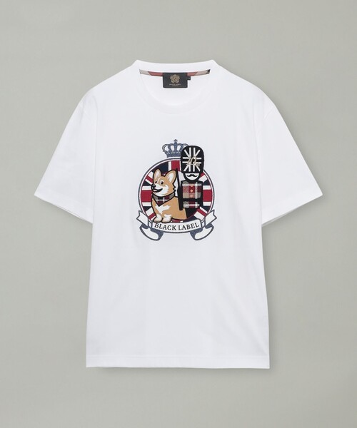 BLACK LABEL CRESTBRIDGE(ブラックレーベル・クレストブリッジ)の「【10th ANNIVERSARY】ブリティッシュエンブロイダリーTシャツ(Tシャツ/カットソー・メンズ・ブラック/オフホワイト・XL/L/M)」の7枚目の写真
