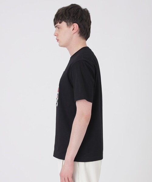 BLACK LABEL CRESTBRIDGE(ブラックレーベル・クレストブリッジ)の「【10th ANNIVERSARY】ブリティッシュエンブロイダリーTシャツ(Tシャツ/カットソー・メンズ・ブラック/オフホワイト・XL/L/M)」の9枚目の写真