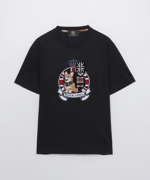 BLACK LABEL CRESTBRIDGE(ブラックレーベル・クレストブリッジ)の「【10th ANNIVERSARY】ブリティッシュエンブロイダリーTシャツ(Tシャツ/カットソー・メンズ・ブラック/オフホワイト・XL/L/M)」の12枚目の写真