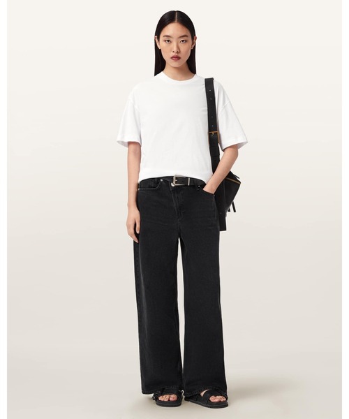 ALLSAINTS(オールセインツ)の「FUSE OVERSIZED ETTA T-SHIRT | FUSE オーバーサイズ ETTA Tシャツ(Tシャツ/カットソー・レディース・ホワイト・M/XS/S)」の9枚目の写真