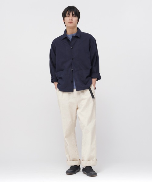 MHL.(エムエイチエル)の「BELGIAN LINEN COTTON PLAINWEAV(その他パンツ・メンズ・カーキ/ナチュラル・LARGE/SMALL/MEDIUM)」の3枚目の写真