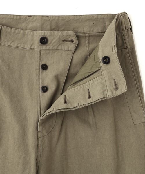 MHL.(エムエイチエル)の「BELGIAN LINEN COTTON PLAINWEAV(その他パンツ・メンズ・カーキ/ナチュラル・LARGE/SMALL/MEDIUM)」の13枚目の写真