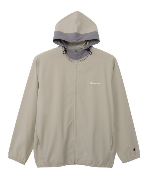 Champion(チャンピオン)の「チャンピオン ZIP HOODED JACKET(ナイロンジャケット・メンズ・チャコールグレー/グレー・M/L/LL)」の2枚目の写真