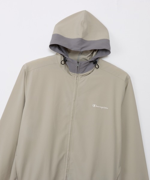 Champion(チャンピオン)の「チャンピオン ZIP HOODED JACKET(ナイロンジャケット・メンズ・チャコールグレー/グレー・M/L/LL)」の7枚目の写真