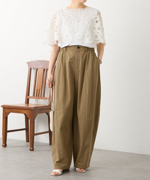 BEARDSLEY(ビアズリー)の「カットワークボレロ(シャツ/ブラウス・レディース・ブラック/ホワイト・FREE)」の6枚目の写真