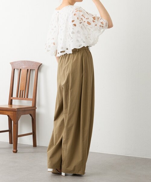 BEARDSLEY(ビアズリー)の「カットワークボレロ(シャツ/ブラウス・レディース・ブラック/ホワイト・FREE)」の9枚目の写真