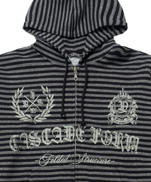IDWS(アイドンワナセル)の「Proto Stripe Hoodie Zip Up Black(パーカー・レディース・その他・1/2/0)」の21枚目の写真