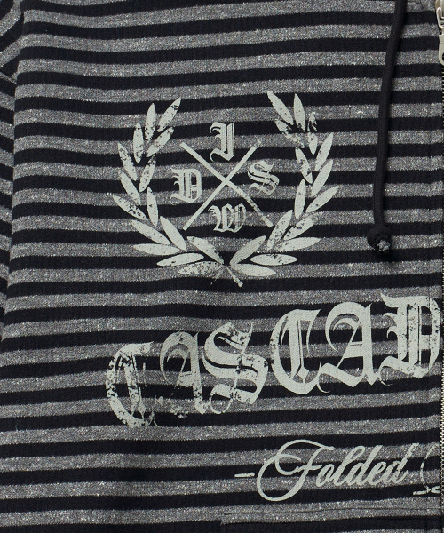 IDWS(アイドンワナセル)の「Proto Stripe Hoodie Zip Up Black(パーカー・レディース・その他・1/2/0)」の13枚目の写真