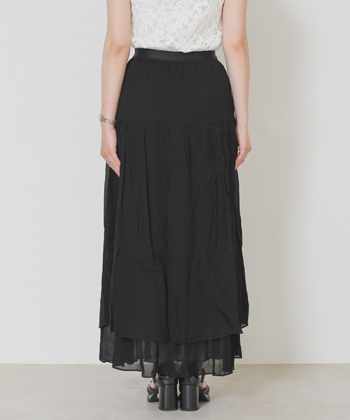 MISCH MASCH(ミッシュマッシュ)の「2026春夏新作 エアリーシアープリーツスカート(スカート・レディース・ブラック・フリ-)」の10枚目の写真